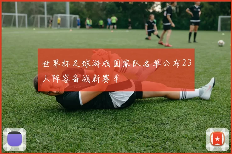 世界杯足球游戏国家队名单公布23人阵容备战新赛季